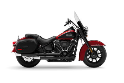 Harley Davidson Heritage Classic 2022 Redline Red-Vivid Black, Black Finish, Cerchi a razze