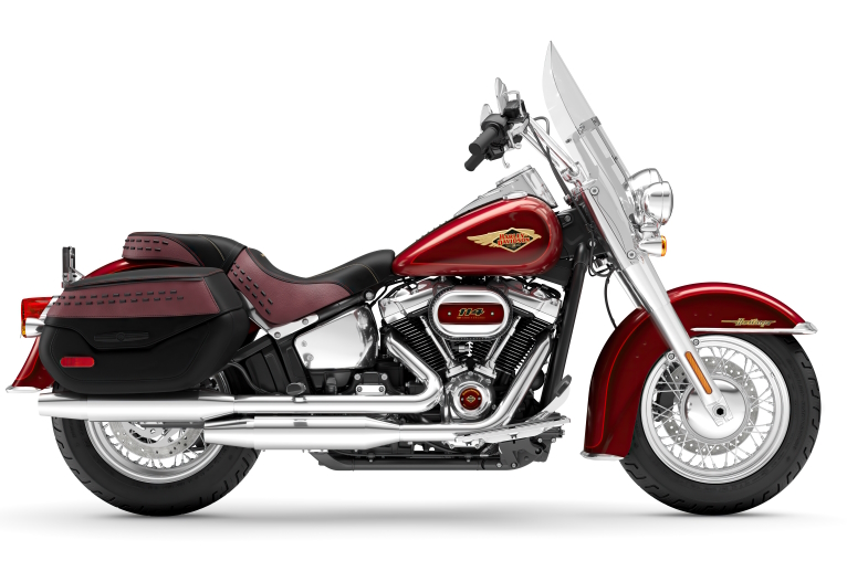 Harley Davidson Pavia Heritage Classic 2023 Heirloom Red Fade/ Chrome Finish