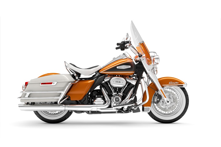 Harley Davidson Pavia electra Glide High Way 2023 Hi-Fi Orange/ Birch White