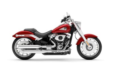 Fat Boy 2026 Harley Davidson Pavia Brilliant Red - Finiture cromate
