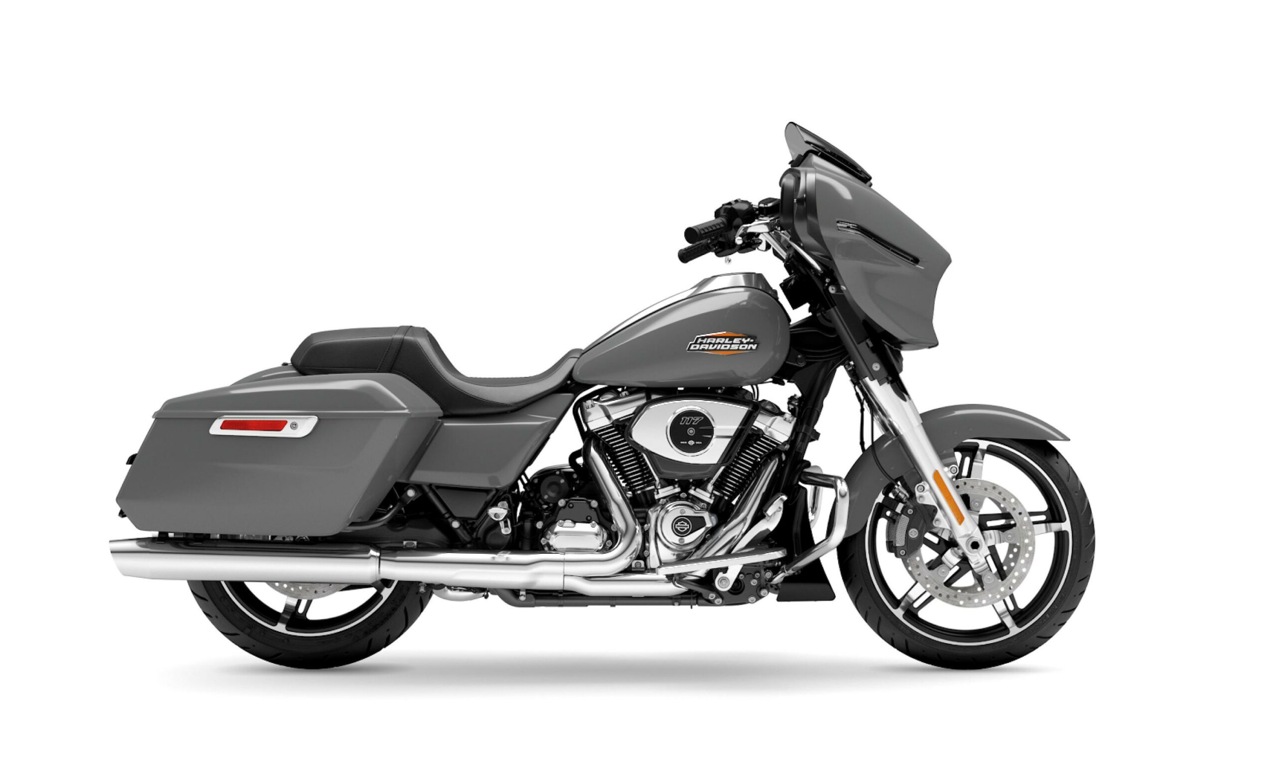 Street Glide 2026 Harley Davidson Pavia Dark Billiard Gray - Finiture Cromate