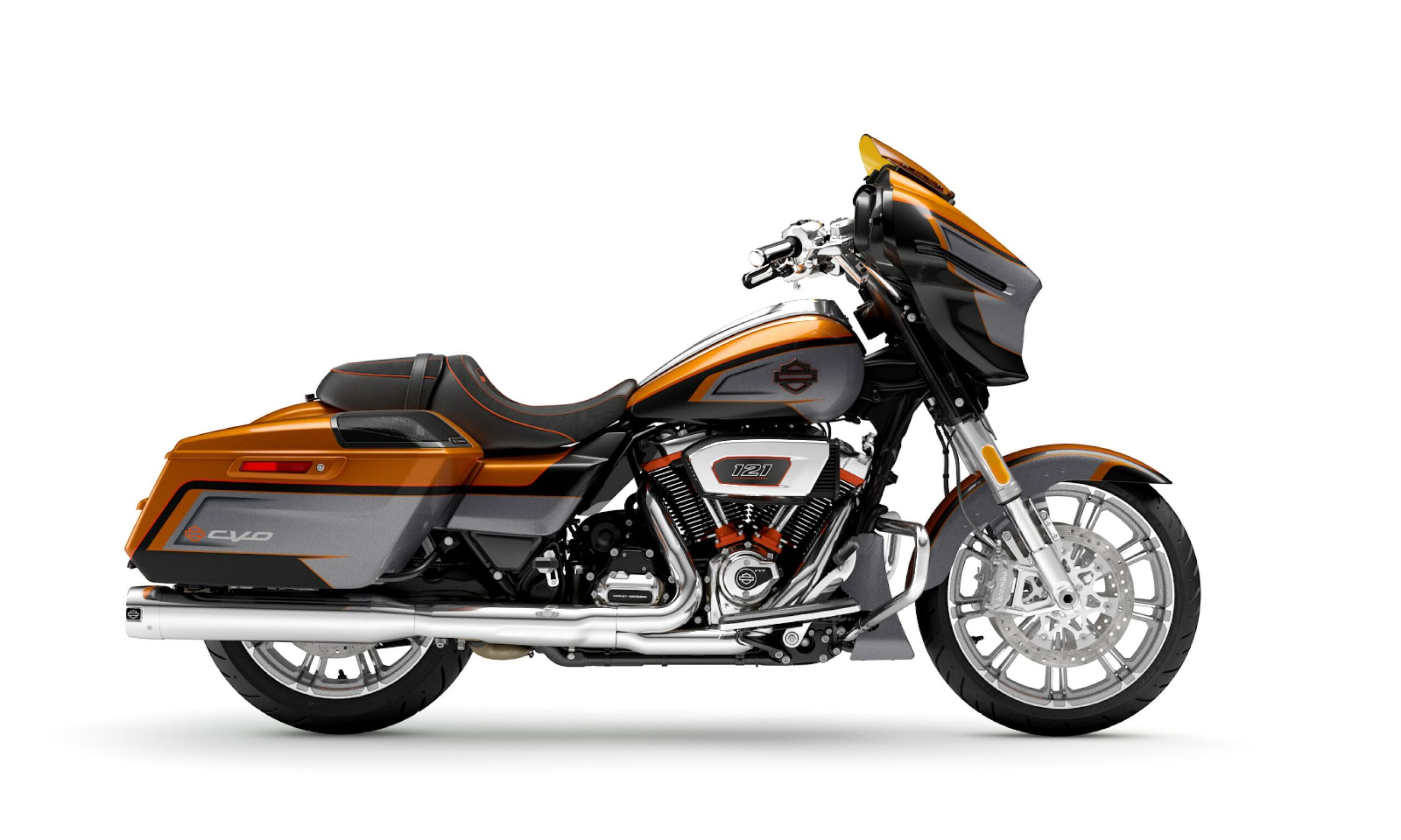 CVO Street Glide Limited 2026 Harley Davidson Pavia - Torched Orange - Finiture Cromate